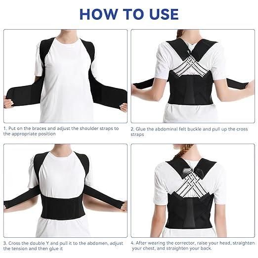 Adjustable Back Posture Corrector Brace